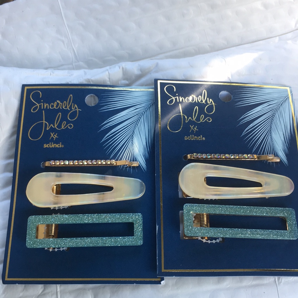 Scunci X Sincerely Jules Hair Pins Set Of 2 10$